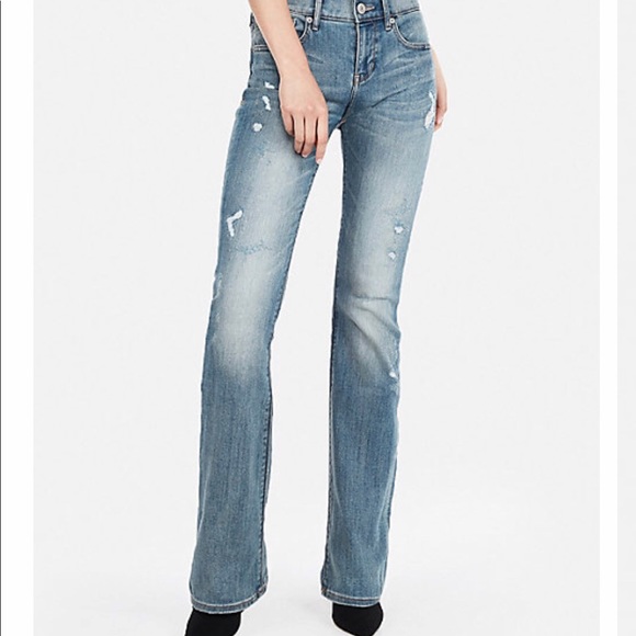 💋NWT EXPRESS SKINNY STRETCH DISTRESSED 💋 - Picture 2 of 8